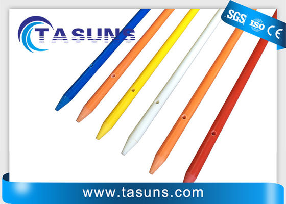 کیفیت  Round Pre Drilled Pultruded Fiberglass Rod Electric Fence Posts Rods کارخانه